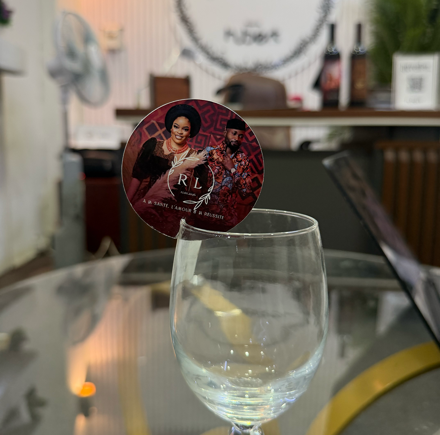 Medaillon de verre